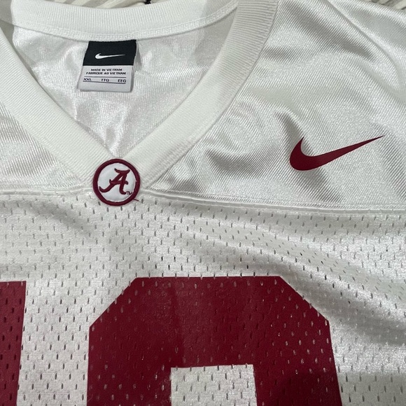‼️ Vintage Nike University of Alabama Crimson Tide Road Football Jersey🐘🏈- 2XL - Picture 4 of 9